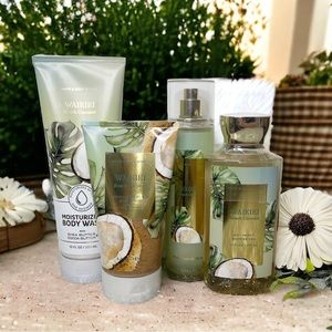 Bath & Body Works Waikiki Beach Coconut Tropical Gift Set Nwt